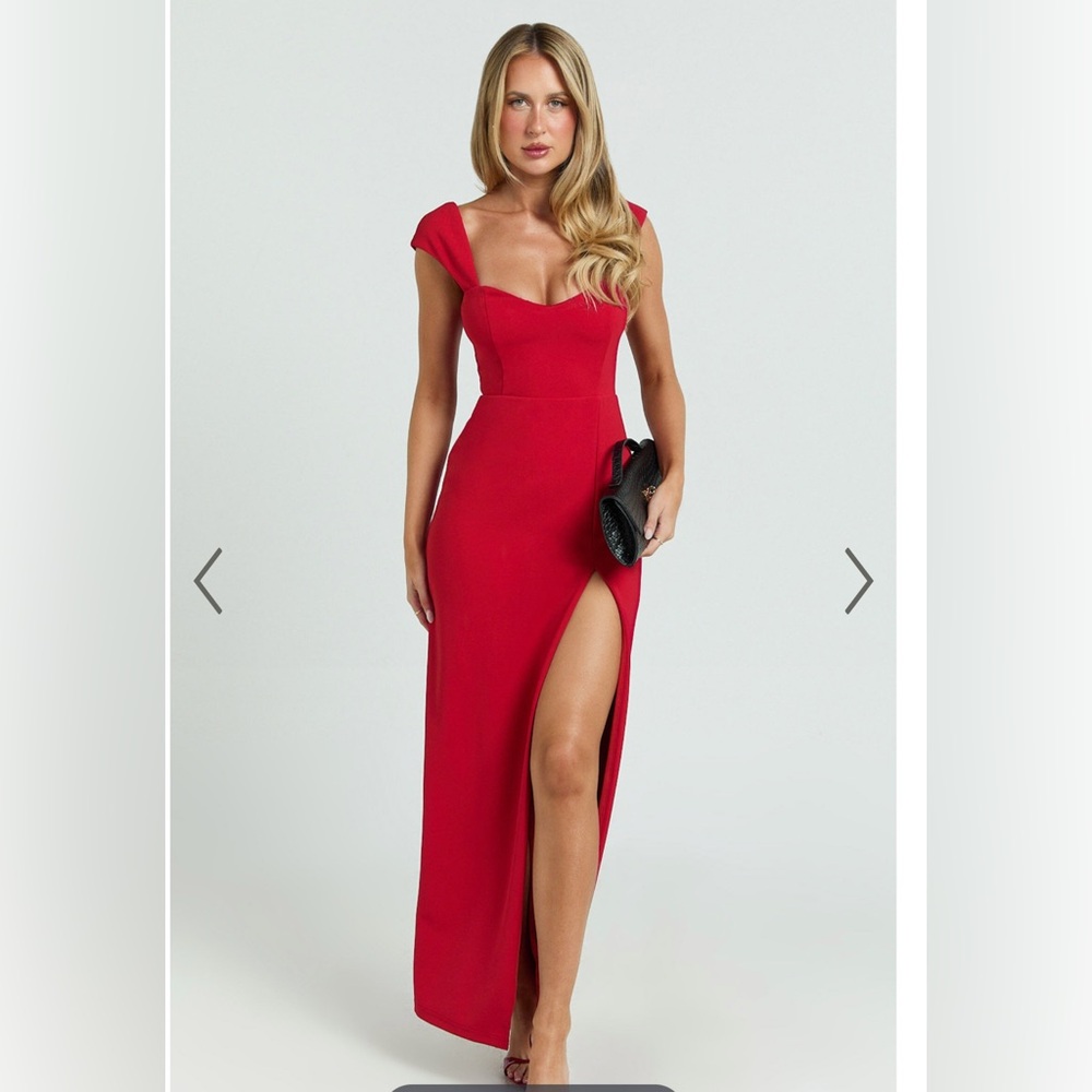 Showpo Red Maxi Dress